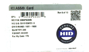 HID ข้อมูลเกี่ยวกับบัตร